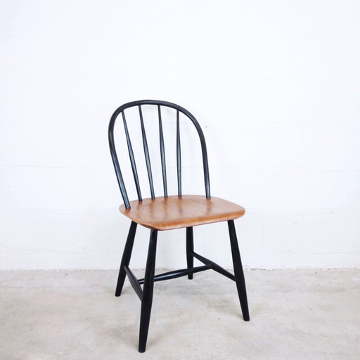 Chaise vintage Pinnstol de Nesto et Nässjö en teck et bouleau 1960