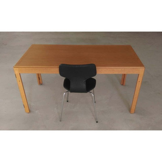 Image 1 of Bureau pliant vintage en chêne par Fredericia Stolefabrik Børge Mogensen, Danemark 1971