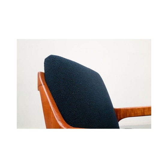 Image 1 of Paire de fauteuils bleus vintage par Melchiorre Bega, Italie 1950