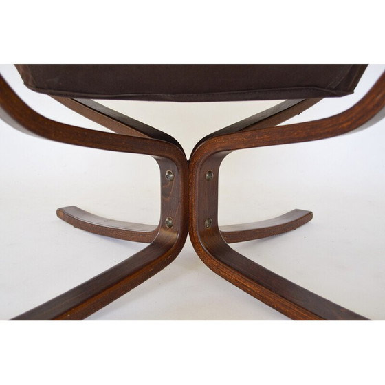 Image 1 of Fauteuil Falcon en contreplaqué de Sigurd Ressell pour Vatne Møbler, Norvège 1970