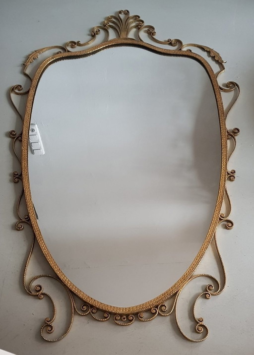 Miroir italien de Pier Luigi Colli, 1950S