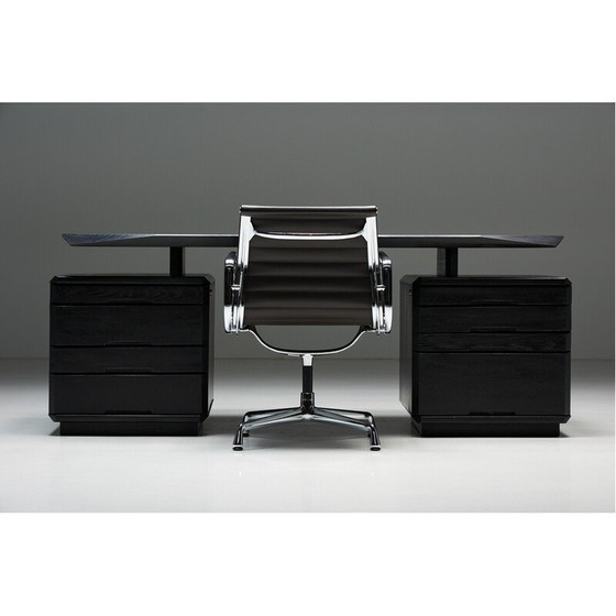 Image 1 of Bureau vintage en orme B40 par Pierre Chapo, France 1970