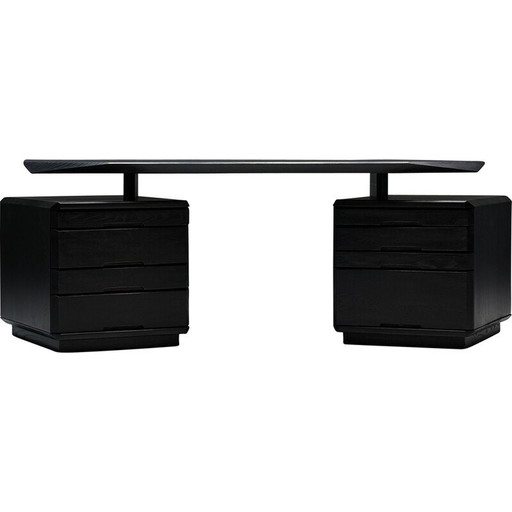 Bureau vintage en orme B40 par Pierre Chapo, France 1970