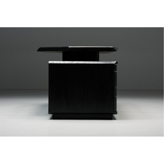 Image 1 of Bureau vintage en orme B40 par Pierre Chapo, France 1970