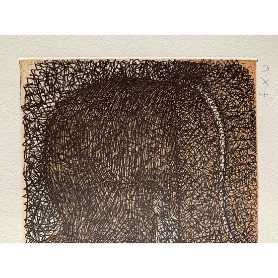 Image 1 of Affiche vintage le rat de François-Xavier Lalanne, 2003