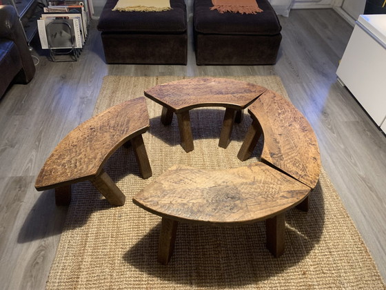 Table basse brutaliste Chêne massif – Tables basses, Wood (photo 2 of 5)