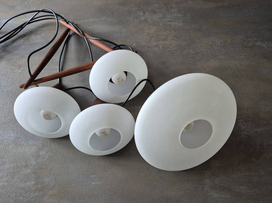 Image 1 of Lampe pendante scandinave avec 4 calices