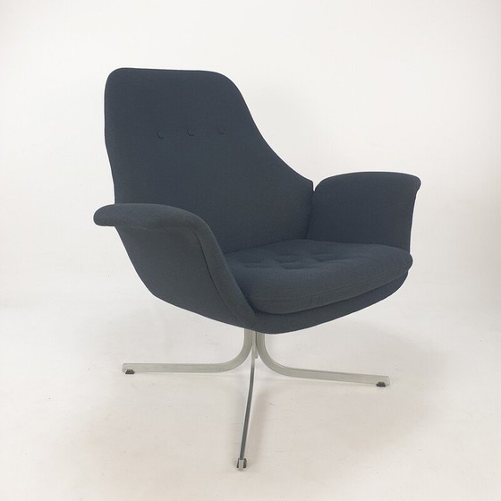 Image 1 of Fauteuil Tulipe en bois et métal par Pierre Paulin pour Artifort, 1960