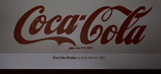 Image 1 of Andy Warhol : "Cinq bouteilles de coca, 1962".