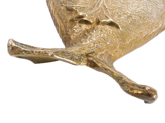 Image 1 of Sculpture Murale Poisson En Bronze Chrystiane Charles Pour Maison Charles 1970