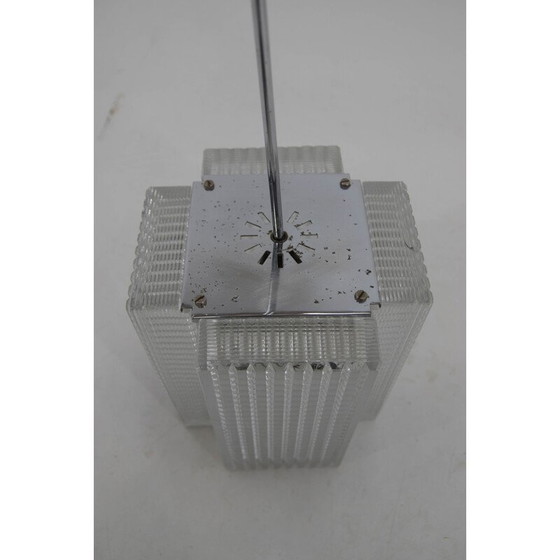 Image 1 of Lampe suspendue en verre du milieu du siècle, Tchécoslovaquie, années 1970