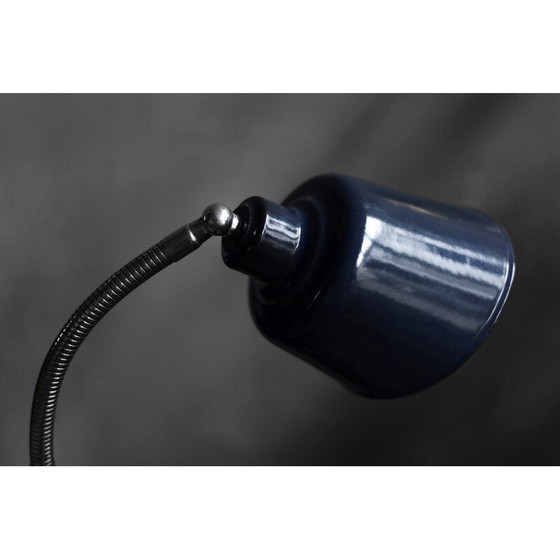 Image 1 of Lampe de bureau industrielle vintage en métal, Pologne 1950