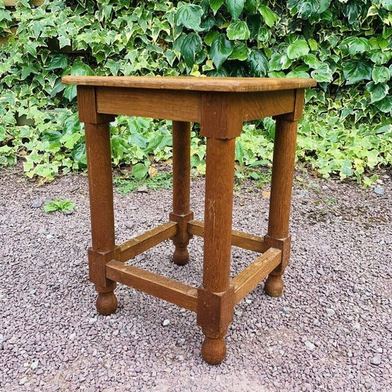 Image 1 of Ensemble de 6 tabourets en chêne vintage