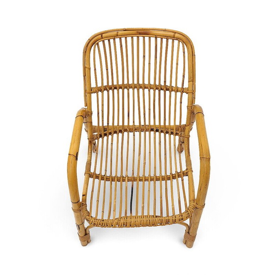 Image 1 of Paire de fauteuils en rotin vintage, 1960