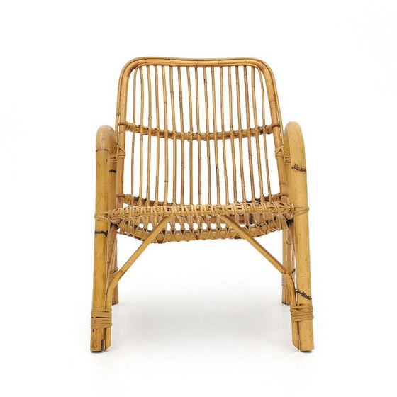 Image 1 of Paire de fauteuils en rotin vintage, 1960