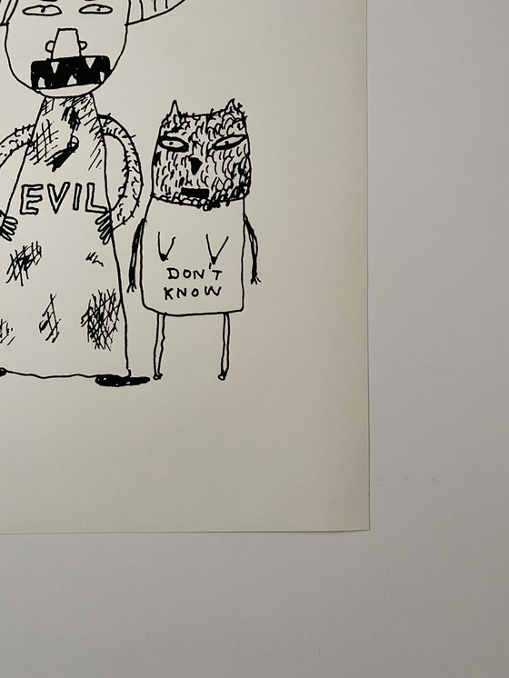 Image 1 of Davit Shrigley - "Time to Choose" - Gravure de P.O.W. Gallery