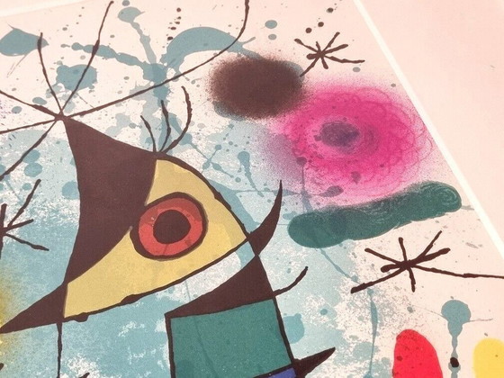 Image 1 of Lithographie Originale • Poisson Surréaliste • Joan Miró • 1960