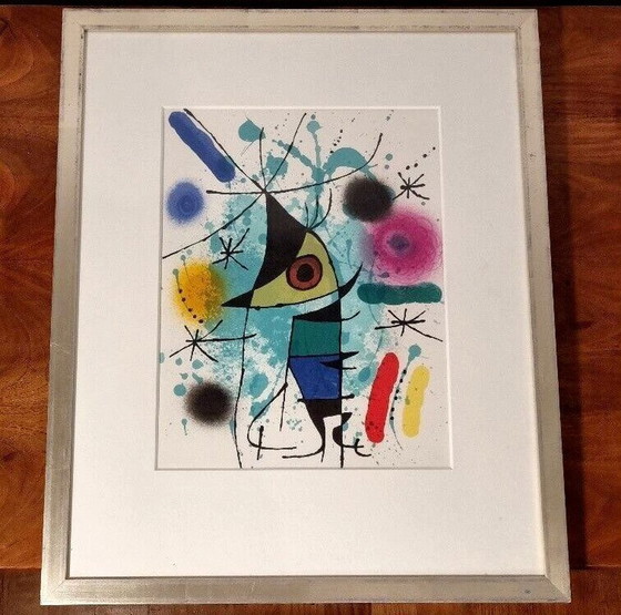 Image 1 of Lithographie Originale • Poisson Surréaliste • Joan Miró • 1960