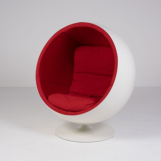 Asko Armchair - Ball Chair - Aluminium, fibre de verre, textile