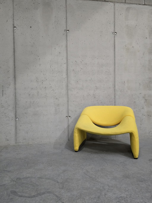 Pierre Paulin Chaise Groovy (M) F598 - Jaune