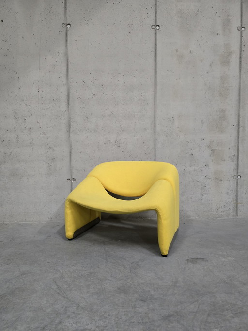 Pierre Paulin Chaise Groovy (M) F598 - Jaune