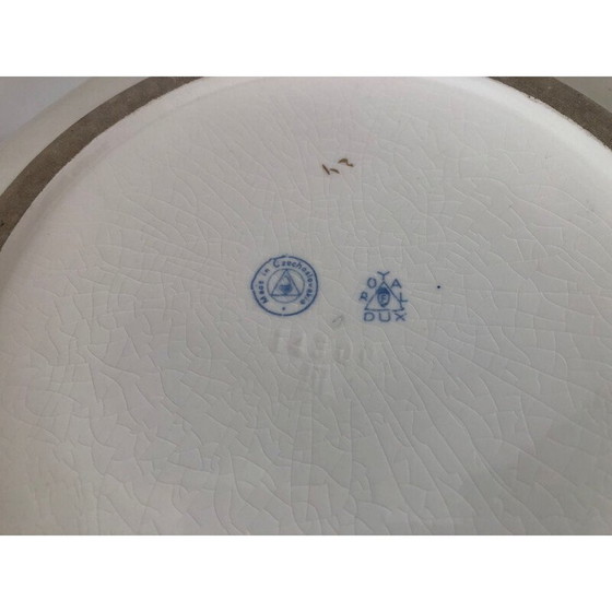 Image 1 of Bol Vintage Femme Nue dans le Lys par Royal Dux