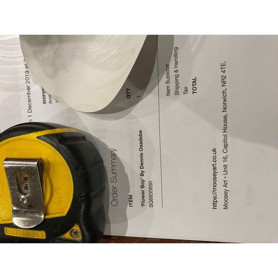 Image 1 of Vintage painting "Flower Boy" by Dennis Osadebe