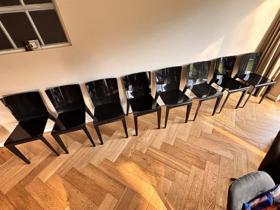 Image 1 of 8X Molteni & C Alfa Chairs Hannes Wettstein