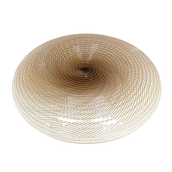 Image 1 of Bol vintage en verre par Lino Tagliapietra, Italie 1982