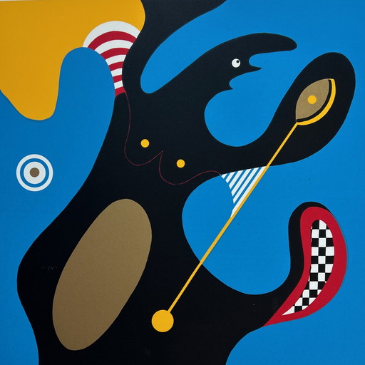 Sérigraphie Trudy Bersma - The Swinging Blue Note