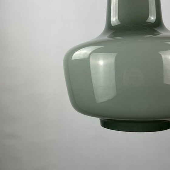 Image 1 of Lampe pendante en verre opalin gris Kreta For Holmegaard By Jacob Bang