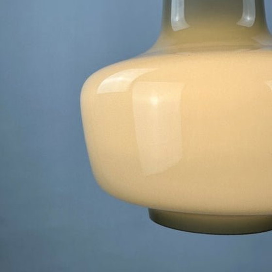 Image 1 of Lampe pendante en verre opalin gris Kreta For Holmegaard By Jacob Bang