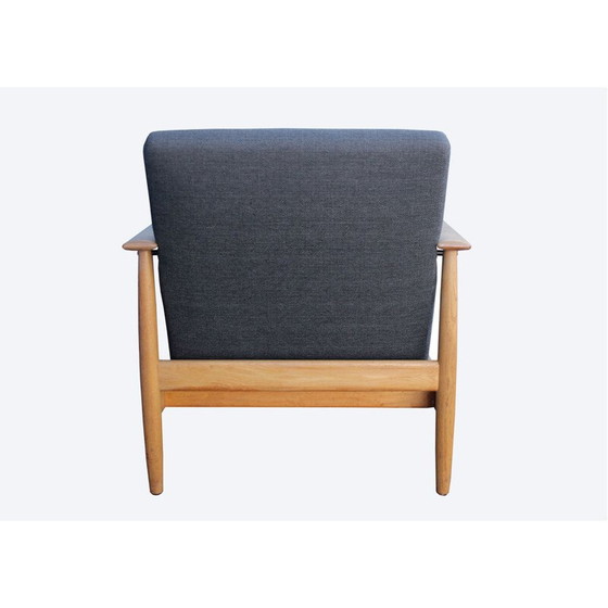 Image 1 of Fauteuil vintage Wilhelm Knol en chêne 1960