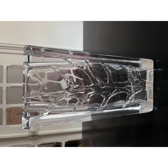 Image 1 of Vase en cristal vintage de Daum, 1970
