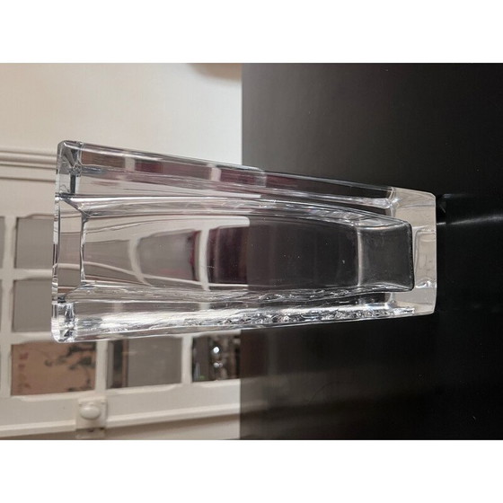 Image 1 of Vase en cristal vintage de Daum, 1970