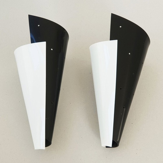 Image 1 of Paire d'appliques vintage en plexiglas, 1950