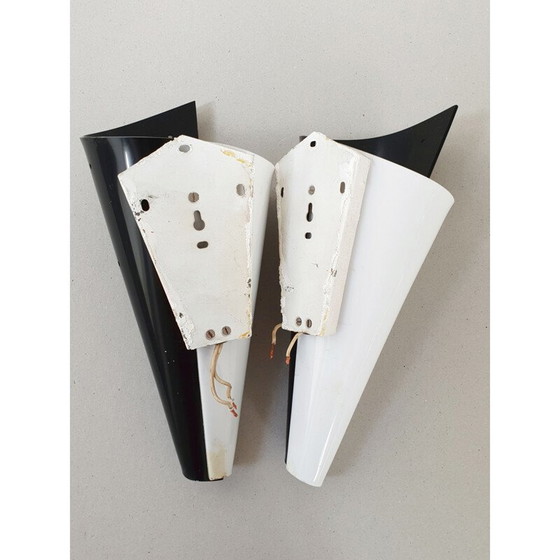 Image 1 of Paire d'appliques vintage en plexiglas, 1950