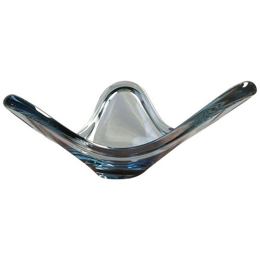 Bol en verre vintage par Per Lütken pour Holmegaard, Danemark 1960