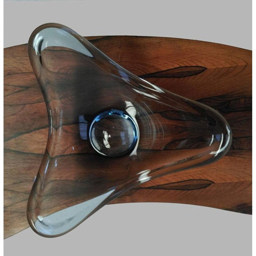 Bol en verre vintage par Per Lütken pour Holmegaard, Danemark 1960