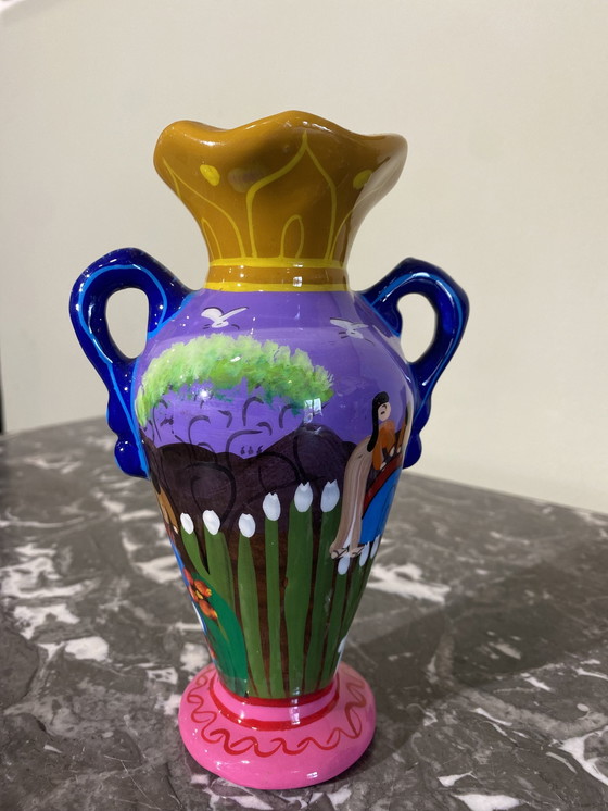 Image 1 of Vase Coloré Ethnique 