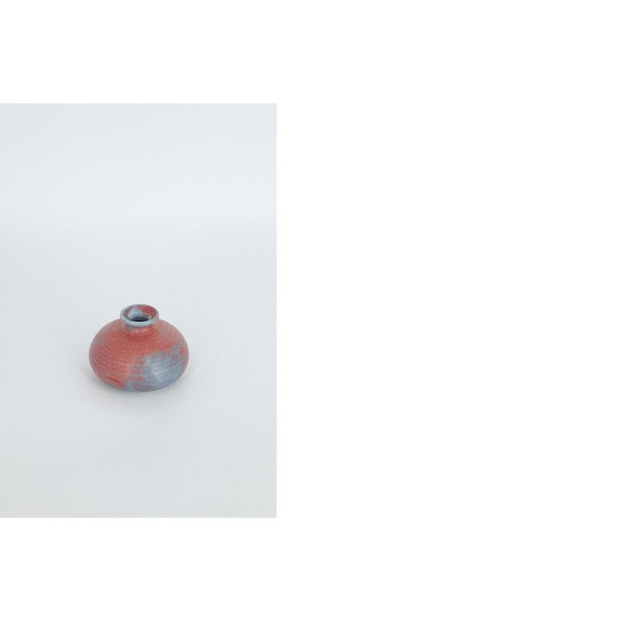 Vase de collection vintage en grès bicolore, Suède 1960 – Ceramic (photo 4 of 6)