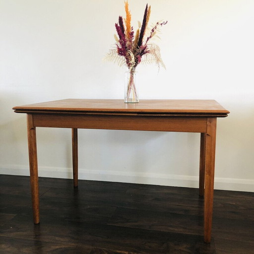 Table de salle à manger à rallonge par Niels O. Moller pour A.B.J. Mobelfabrik 1960s