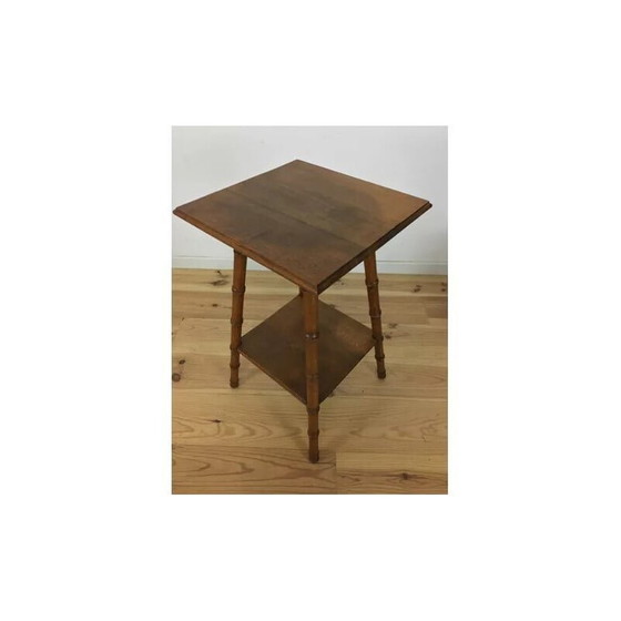 Image 1 of Table d'appoint vintage en bois sculpté, années 1960