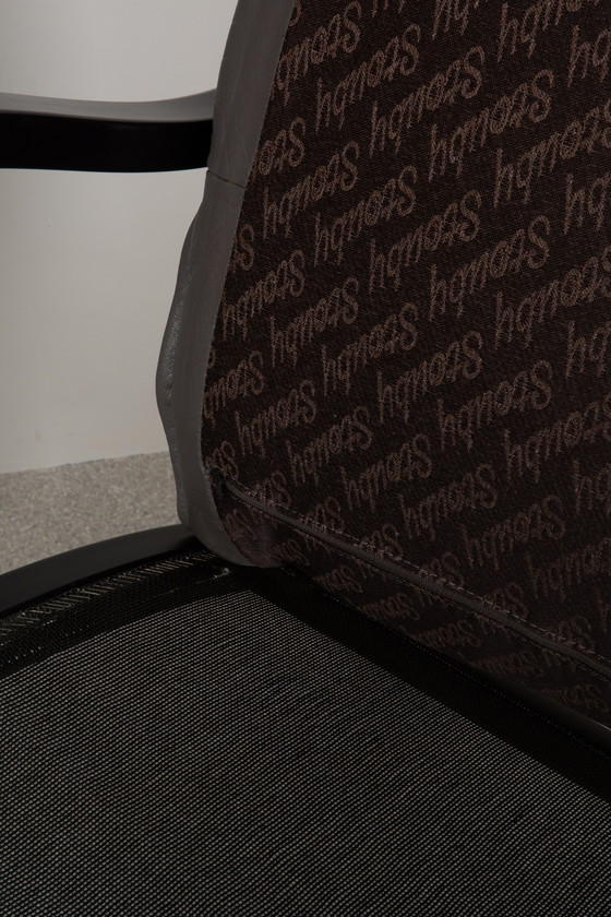 Image 1 of Fauteuil vintage en cuir noir - Stouby 1970, Model Mimi | Danish Design