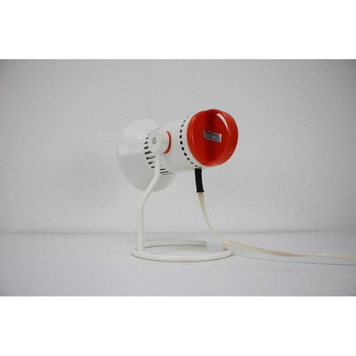 Lampe de table infrarouge vintage Chirana en métal et plastique, Tchécoslovaquie 1980