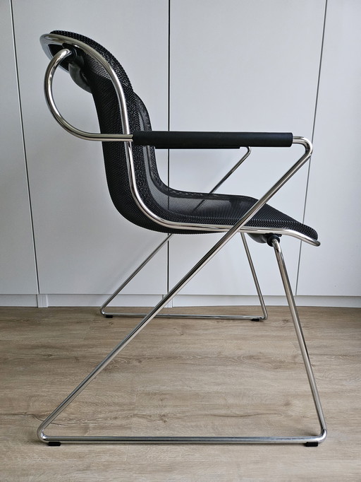 8X chaises Penelope par Charles Pollock pour Castelli