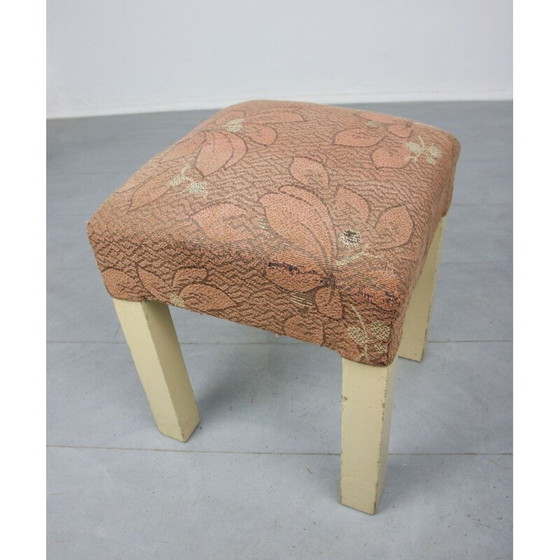 Image 1 of Tabouret vintage saumon