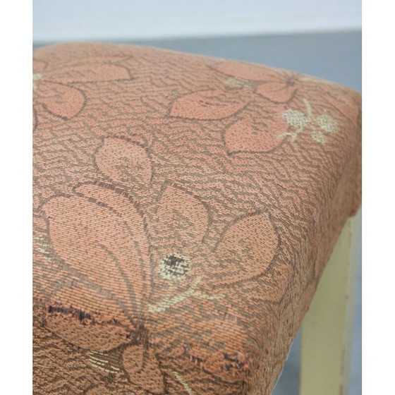 Image 1 of Tabouret vintage saumon