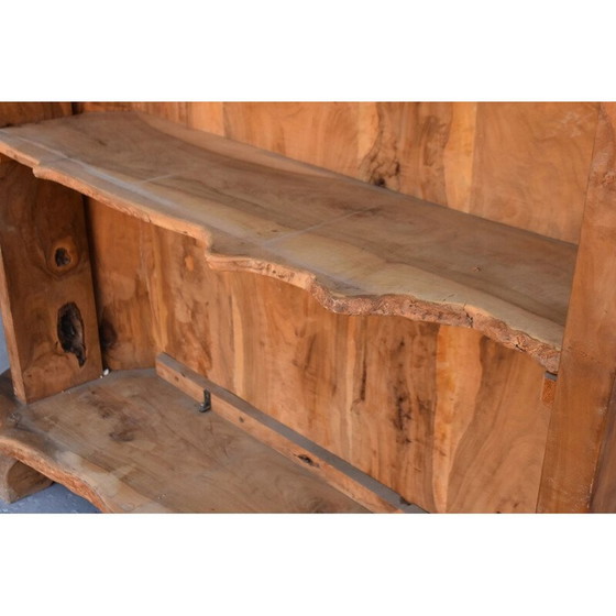 Image 1 of Bar vintage Brutaliste free form en olivier 1970