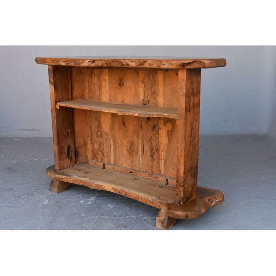 Image 1 of Bar vintage Brutaliste free form en olivier 1970